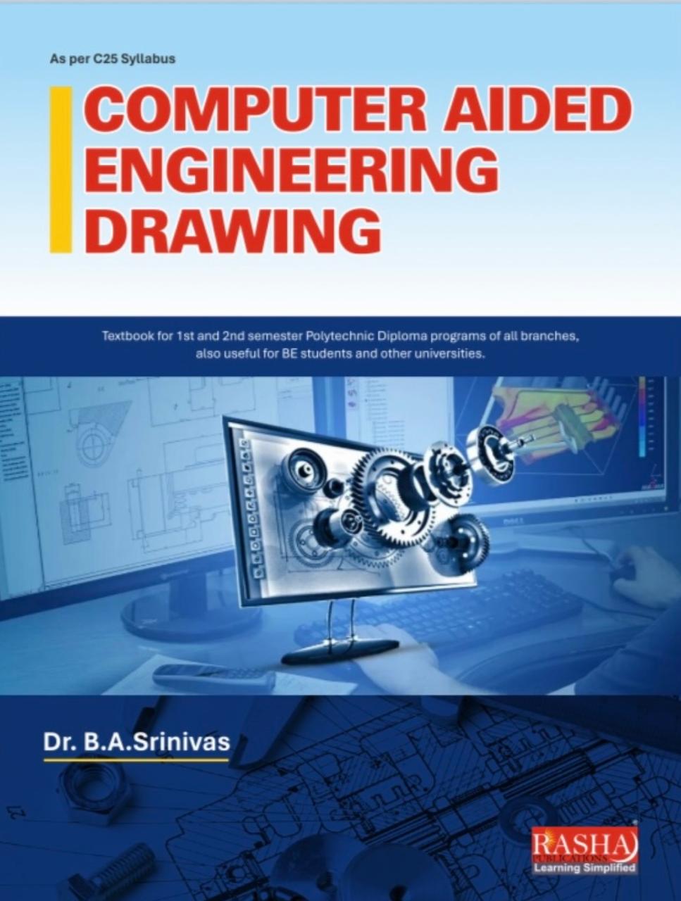 Cover of Computer Aided Engineering Drawing (Graphics)